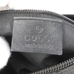 Gucci GG Canvas 92699 Leather Bag Tote Handbag Black Women's