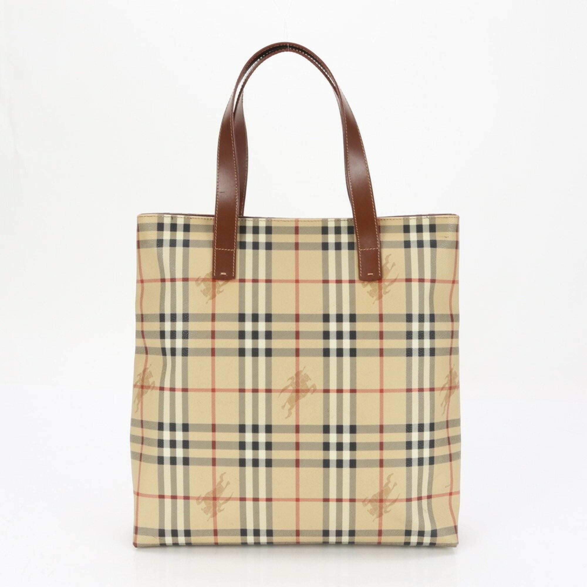 Burberry Nova Check Leather Shoulder Bag for Men and Women