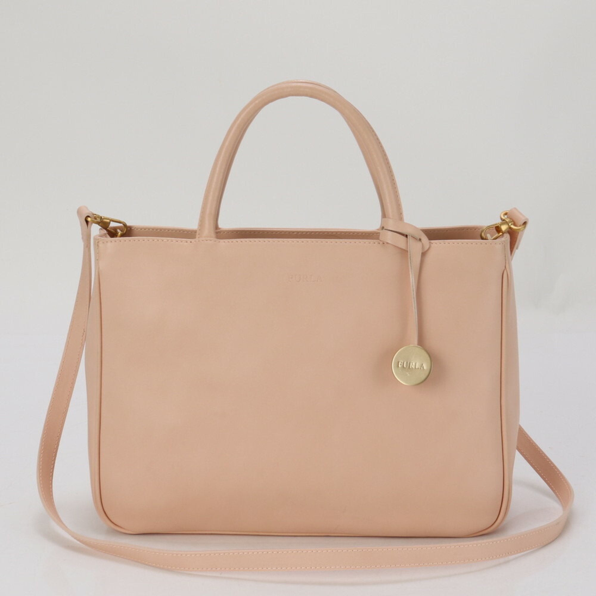 Furla Leather Shoulder Bag Hand Tote