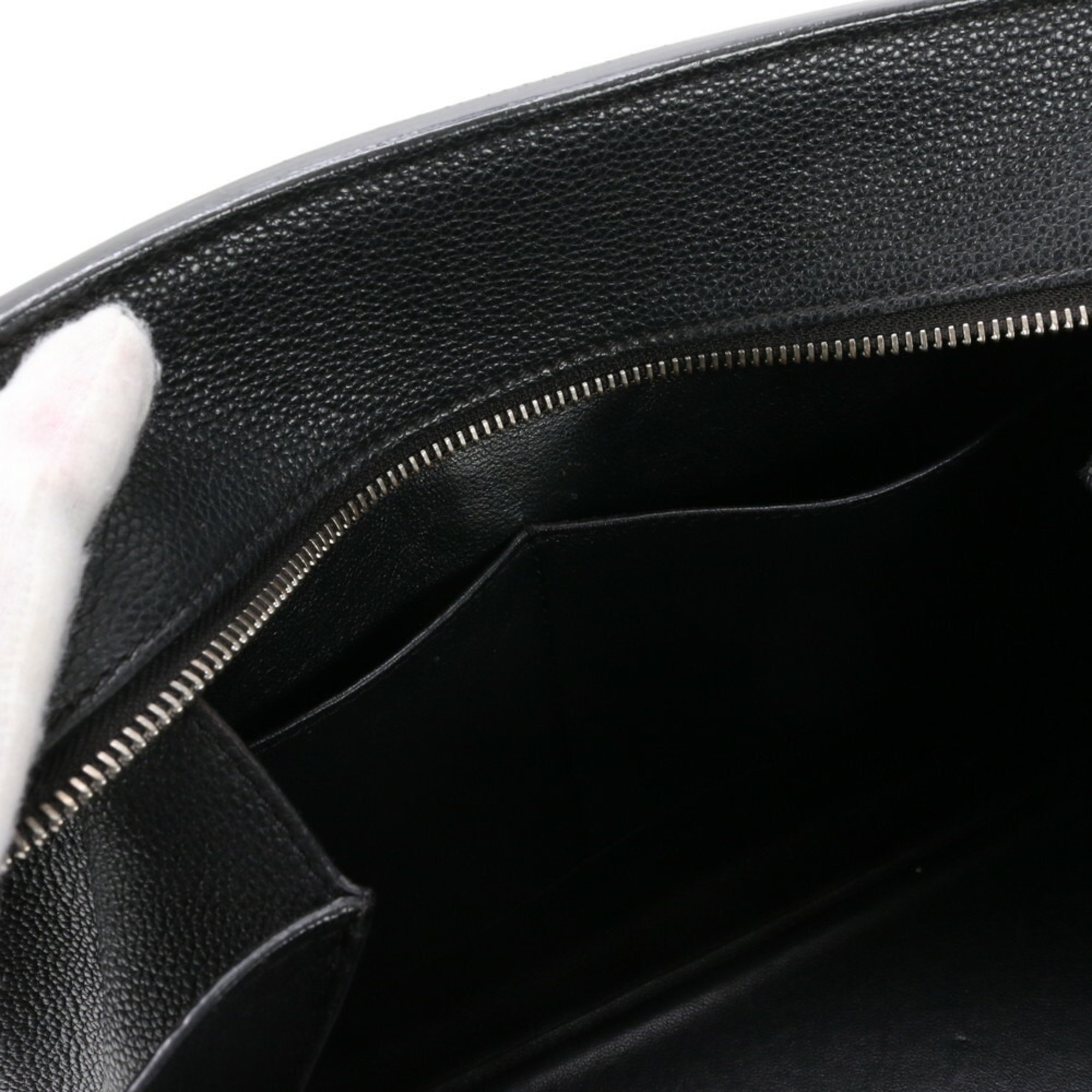 celine edge small leather handbag tote