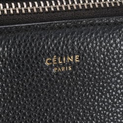 celine edge small leather handbag tote