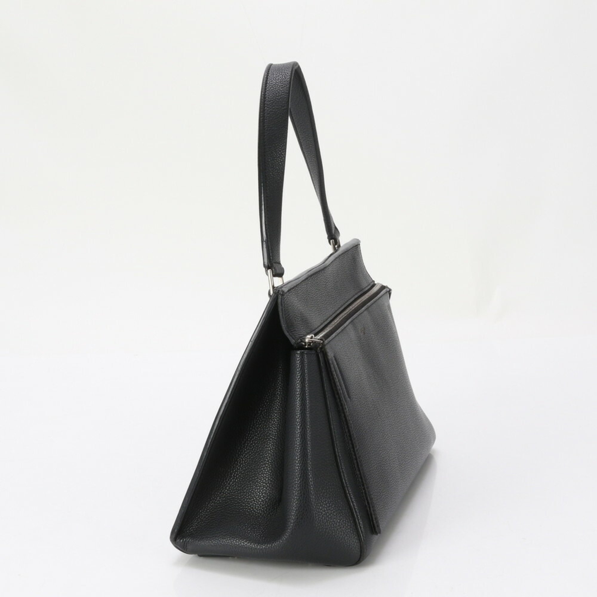 celine edge small leather handbag tote