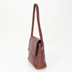 Loewe Leather Shoulder Bag Tote Handbag Brown Women's