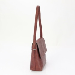 Loewe Leather Shoulder Bag Tote Handbag Brown Women's