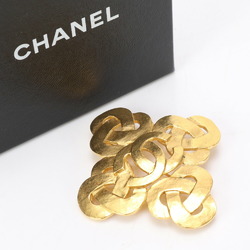 Chanel Coco Mark Gold Brooch