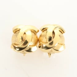 Chanel Coco Mark Gold Earrings