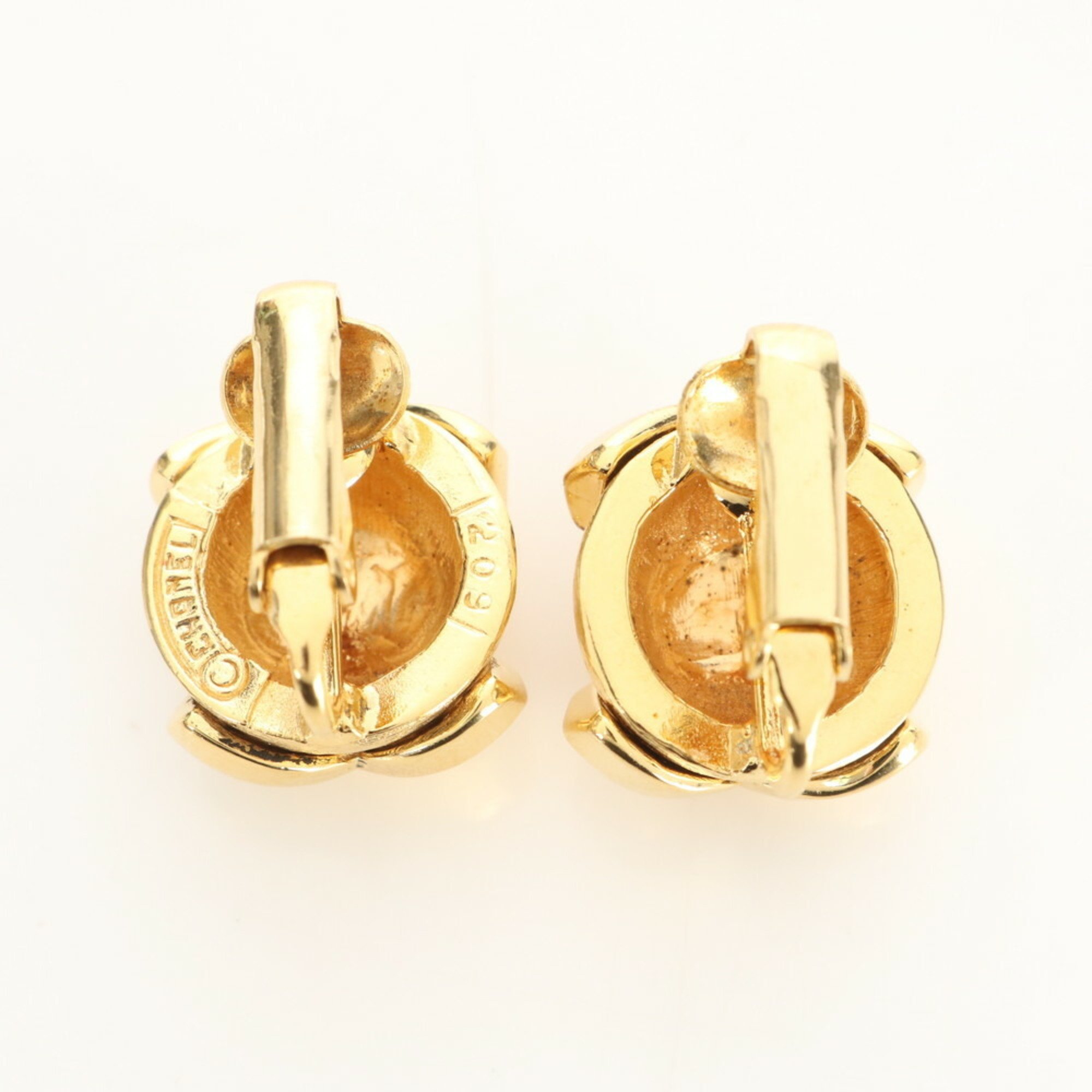 Chanel Coco Mark Gold Earrings