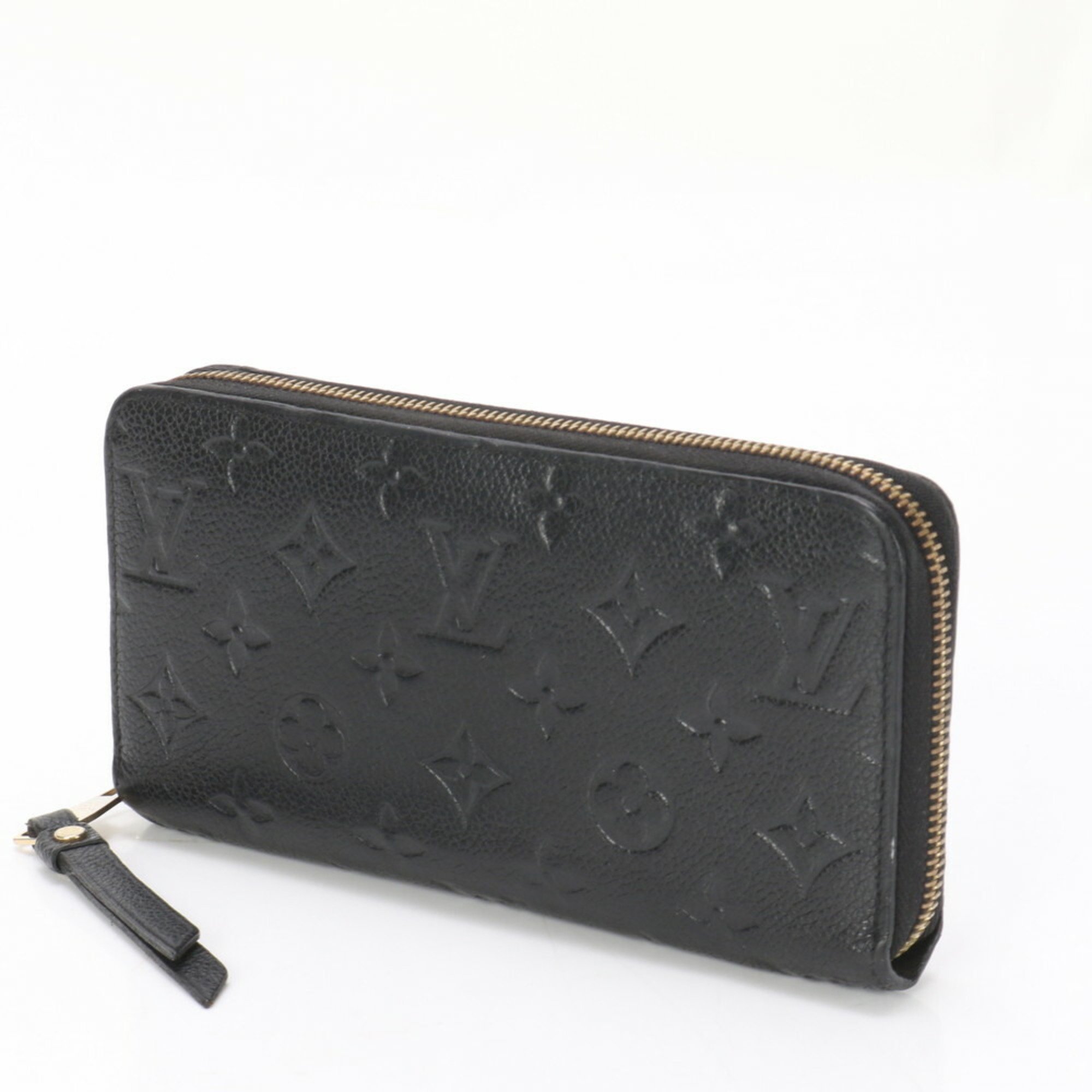 Louis Vuitton Monogram Empreinte Zippy Wallet Leather Long Round Women's