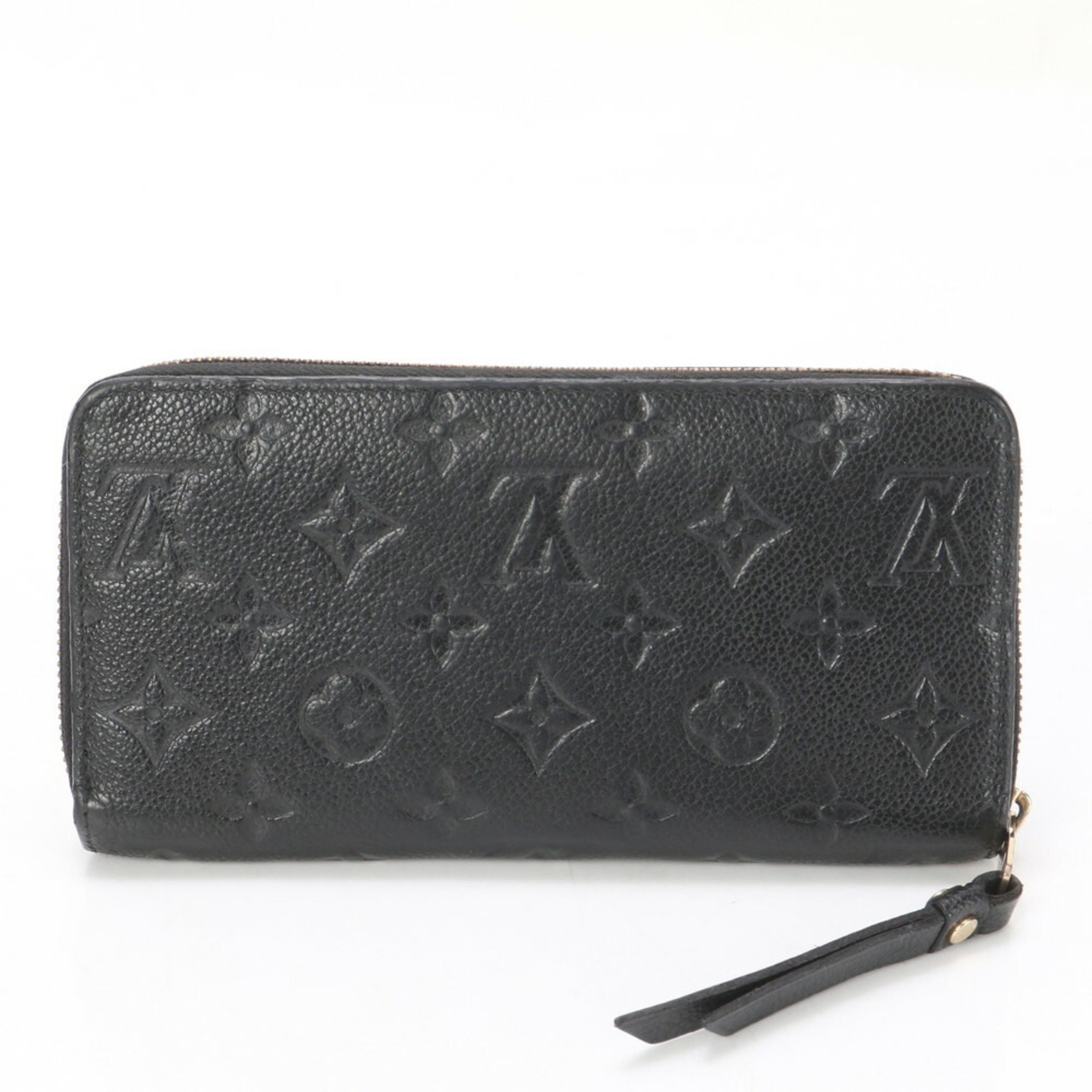 Louis Vuitton Monogram Empreinte Zippy Wallet Leather Long Round Women's