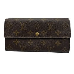 LOUIS VUITTON Louis Vuitton Monogram Porto Monnaie Credit Long Wallet M61725