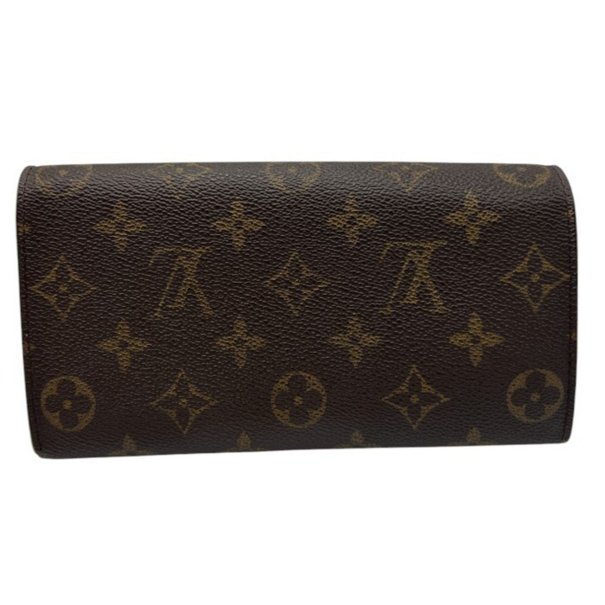 LOUIS VUITTON Louis Vuitton Monogram Porto Monnaie Credit Long Wallet M61725