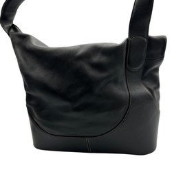 LOEWE Anton shoulder bag for women in leather and black