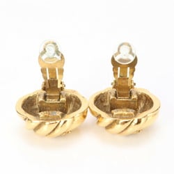 Chanel Coco Mark Gold Earrings