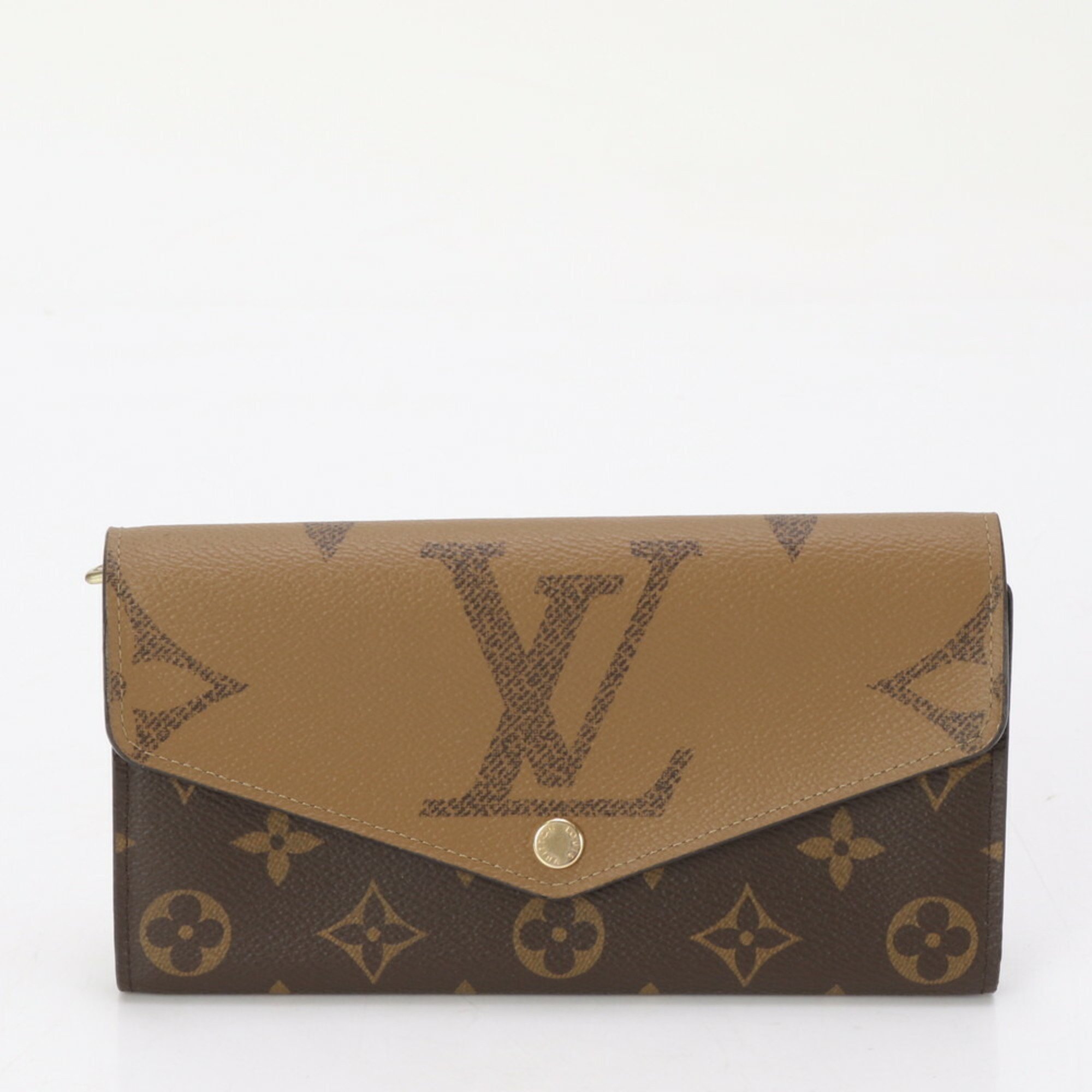 Louis Vuitton RFID Monogram Giant Portefeuille Sarah Reverse M80726 Long Wallet