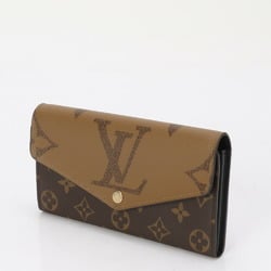 Louis Vuitton RFID Monogram Giant Portefeuille Sarah Reverse M80726 Long Wallet