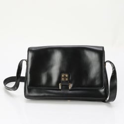 Loewe Leather Shoulder Bag Tote Handbag Black Women's