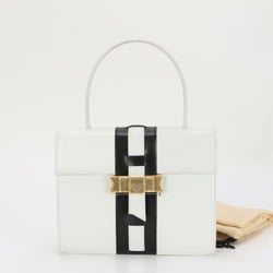 celine gold ribbon leather handbag