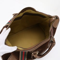 Gucci Sherry Line Leather Boston Bag Land