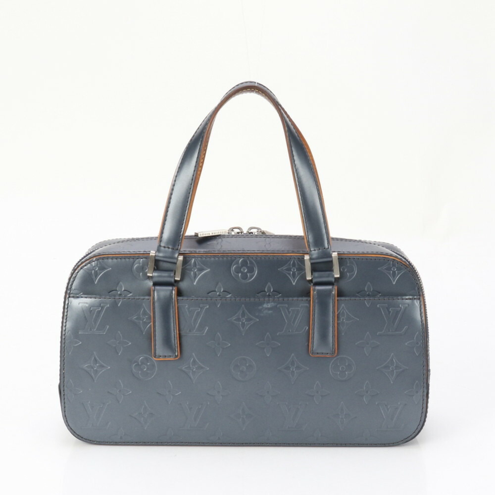 Louis Vuitton Monogram Matte Shelton M55175 Leather Handbag Tote