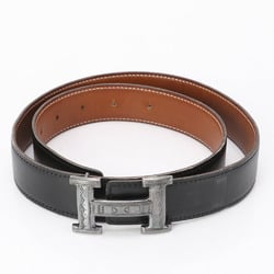 Hermes Touareg reversible 75 box calf SV925 leather belt