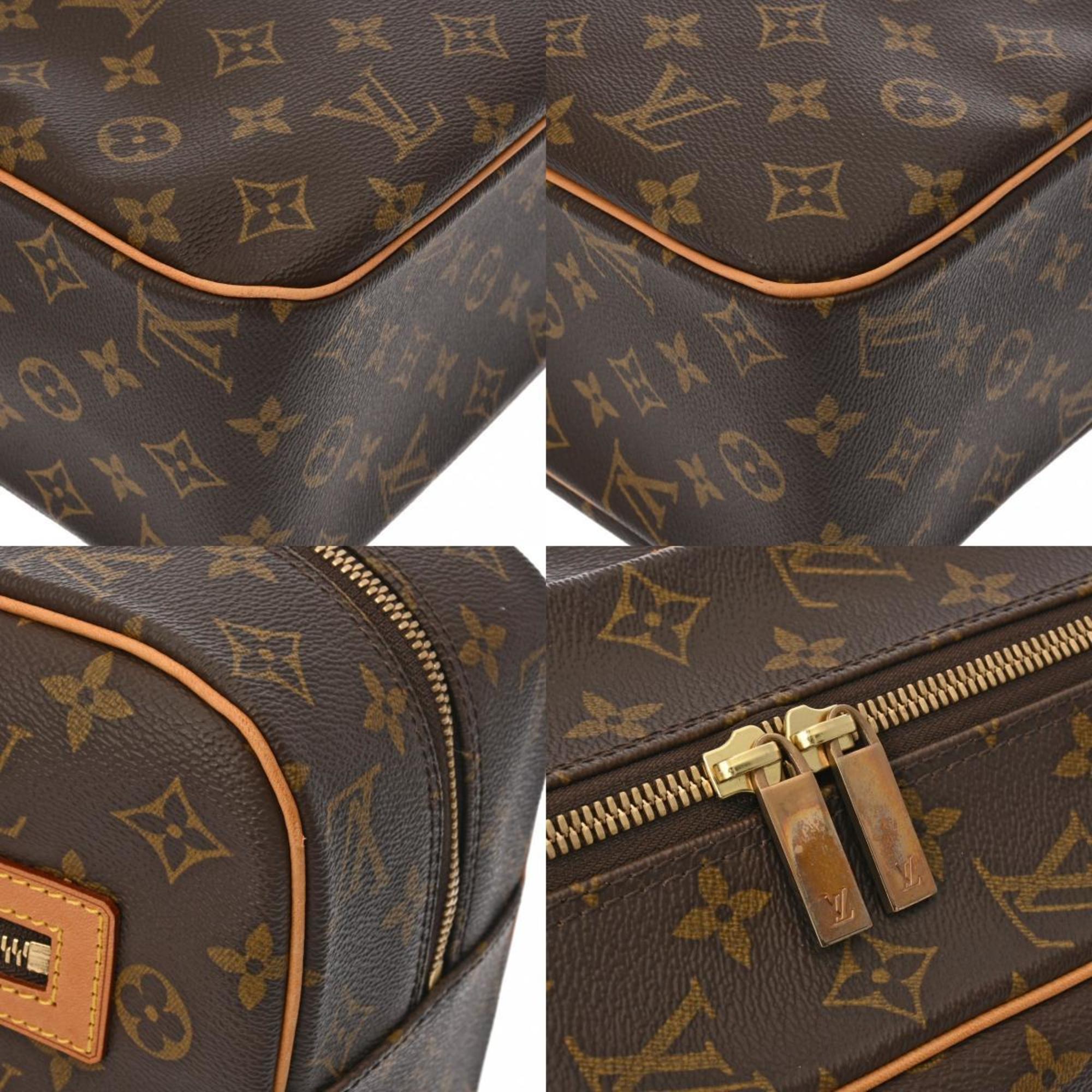 LOUIS VUITTON Louis Vuitton Monogram Cite GM Tote Brown M51181 Unisex Canvas Handbag