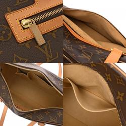 LOUIS VUITTON Louis Vuitton Monogram Cite GM Tote Brown M51181 Unisex Canvas Handbag