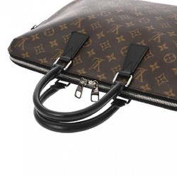 LOUIS VUITTON Louis Vuitton Monogram Macassar PDJ Brown/Black M40868 Men's Leather Bag