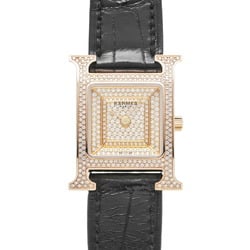 HERMES H Watch Diamond Dial HH4.273 Ladies' Quartz