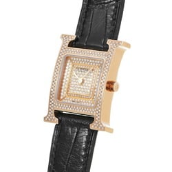 HERMES H Watch Diamond Dial HH4.273 Ladies' Quartz