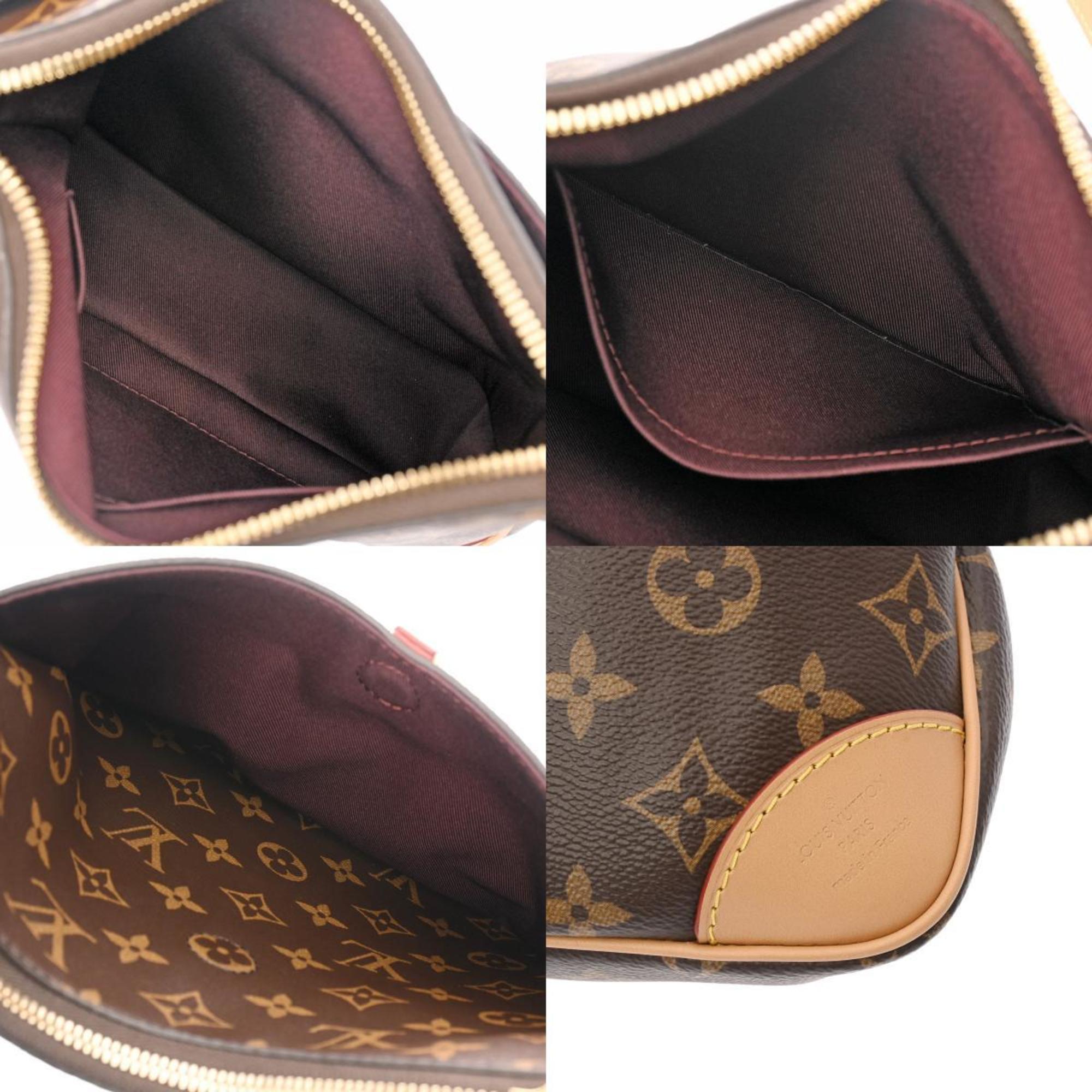 LOUIS VUITTON Louis Vuitton Monogram Odeon NM PM Brown M45354 Women's Canvas Shoulder Bag