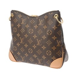 LOUIS VUITTON Louis Vuitton Monogram Odeon NM PM Brown M45354 Women's Canvas Shoulder Bag