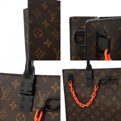 LOUIS VUITTON Louis Vuitton Monogram Solar Ray Sac Plat Virgil Abloh Brown M44475 Men's Leather Tote Bag