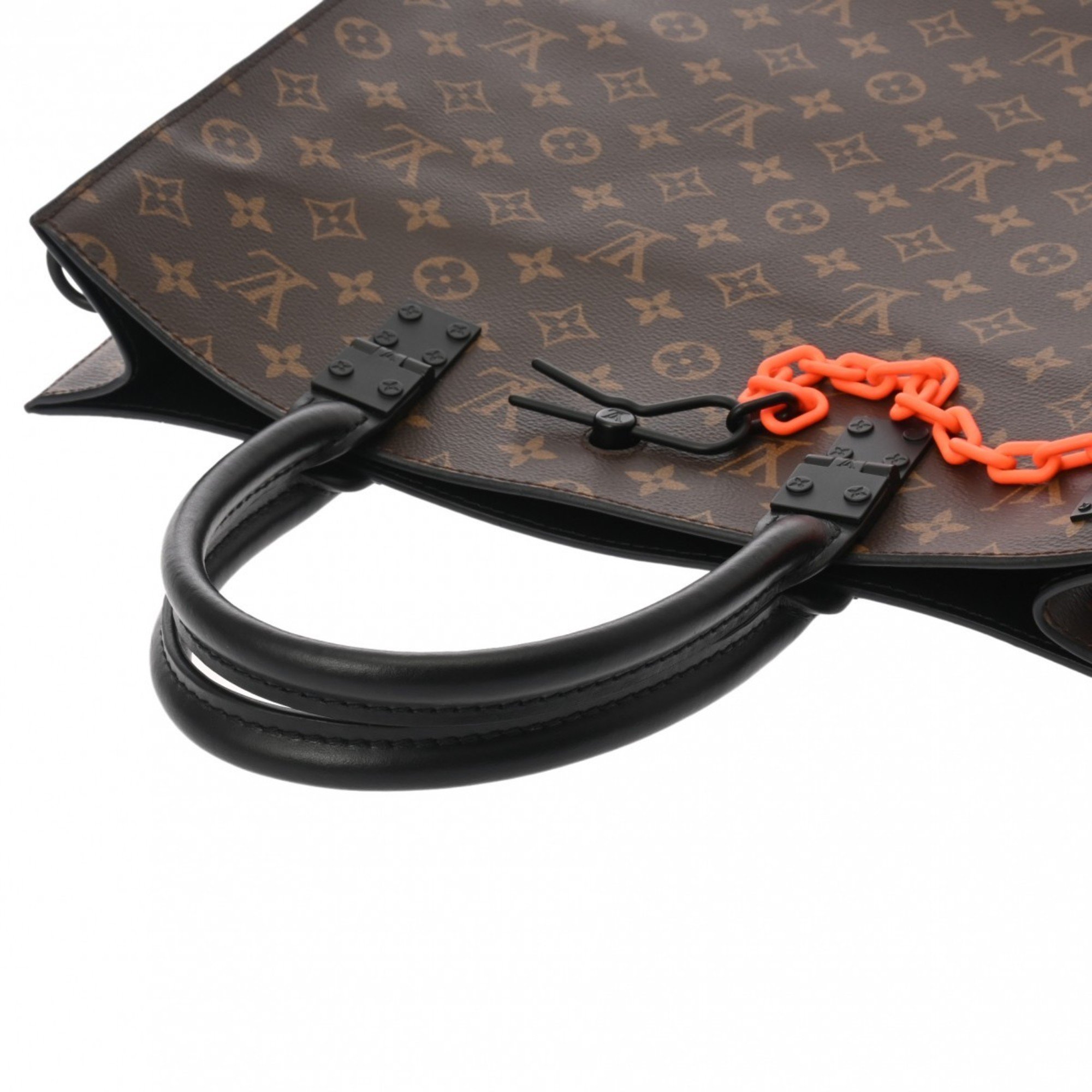 LOUIS VUITTON Louis Vuitton Monogram Solar Ray Sac Plat Virgil Abloh Brown M44475 Men's Leather Tote Bag