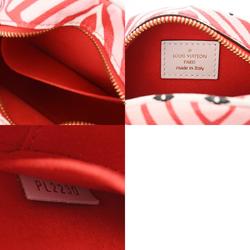 LOUIS VUITTON Louis Vuitton Boite Chapeau Souple LV Crafty Red/Pink/White M45364 Women's Leather Shoulder Bag