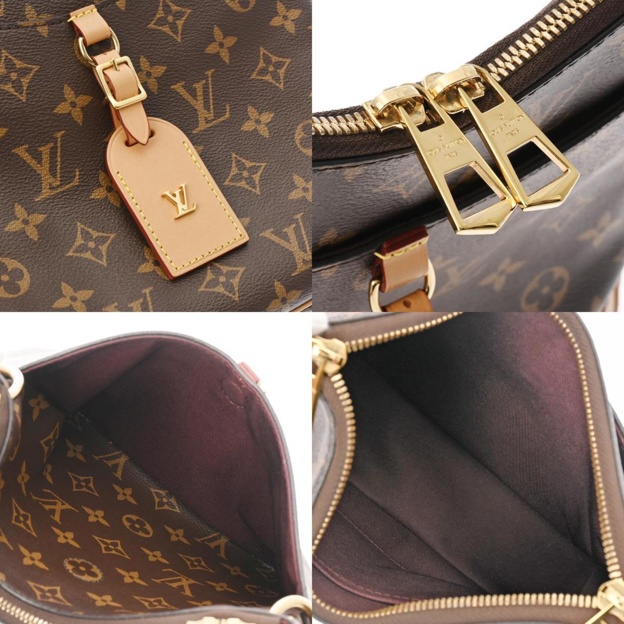 LOUIS VUITTON Louis Vuitton Monogram Odeon NM PM Brown M45354 Women's Canvas Shoulder Bag