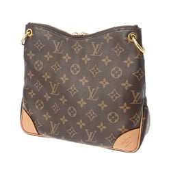 LOUIS VUITTON Louis Vuitton Monogram Odeon NM PM Brown M45354 Women's Canvas Shoulder Bag