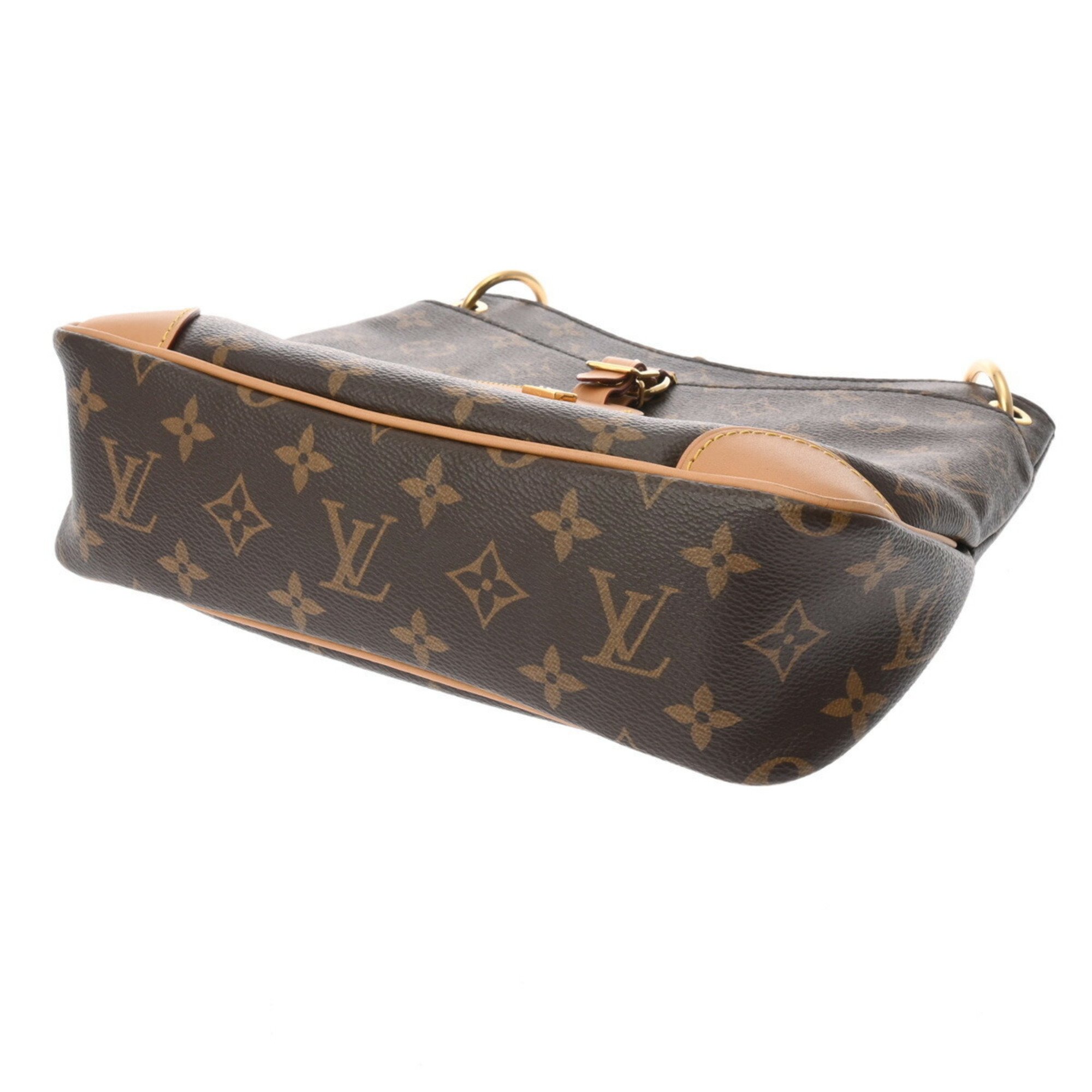 LOUIS VUITTON Louis Vuitton Monogram Odeon NM PM Brown M45354 Women's Canvas Shoulder Bag