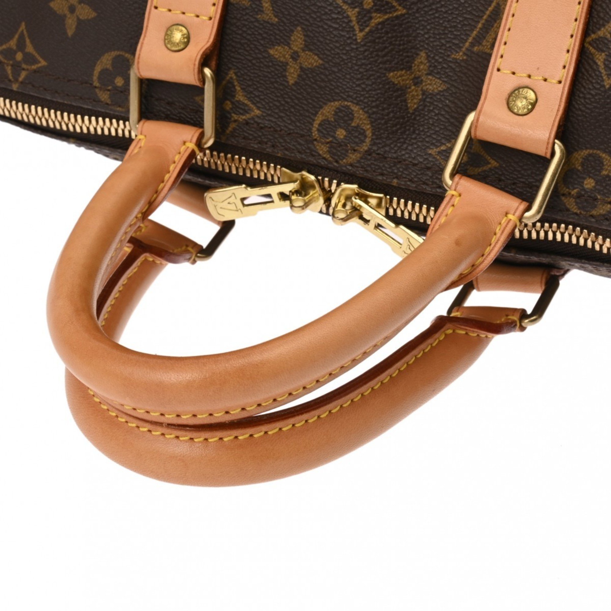 LOUIS VUITTON Louis Vuitton Monogram Keepall 45 Brown M41428 Unisex Canvas Boston Bag