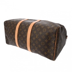 LOUIS VUITTON Louis Vuitton Monogram Keepall 45 Brown M41428 Unisex Canvas Boston Bag