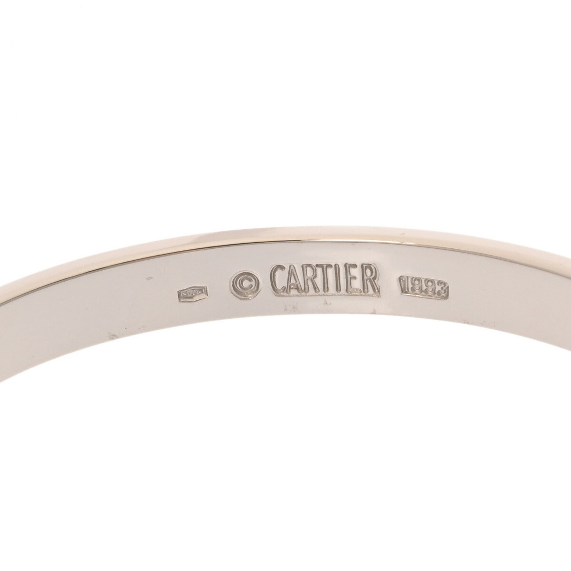 CARTIER Love Bracelet for Women, White Gold