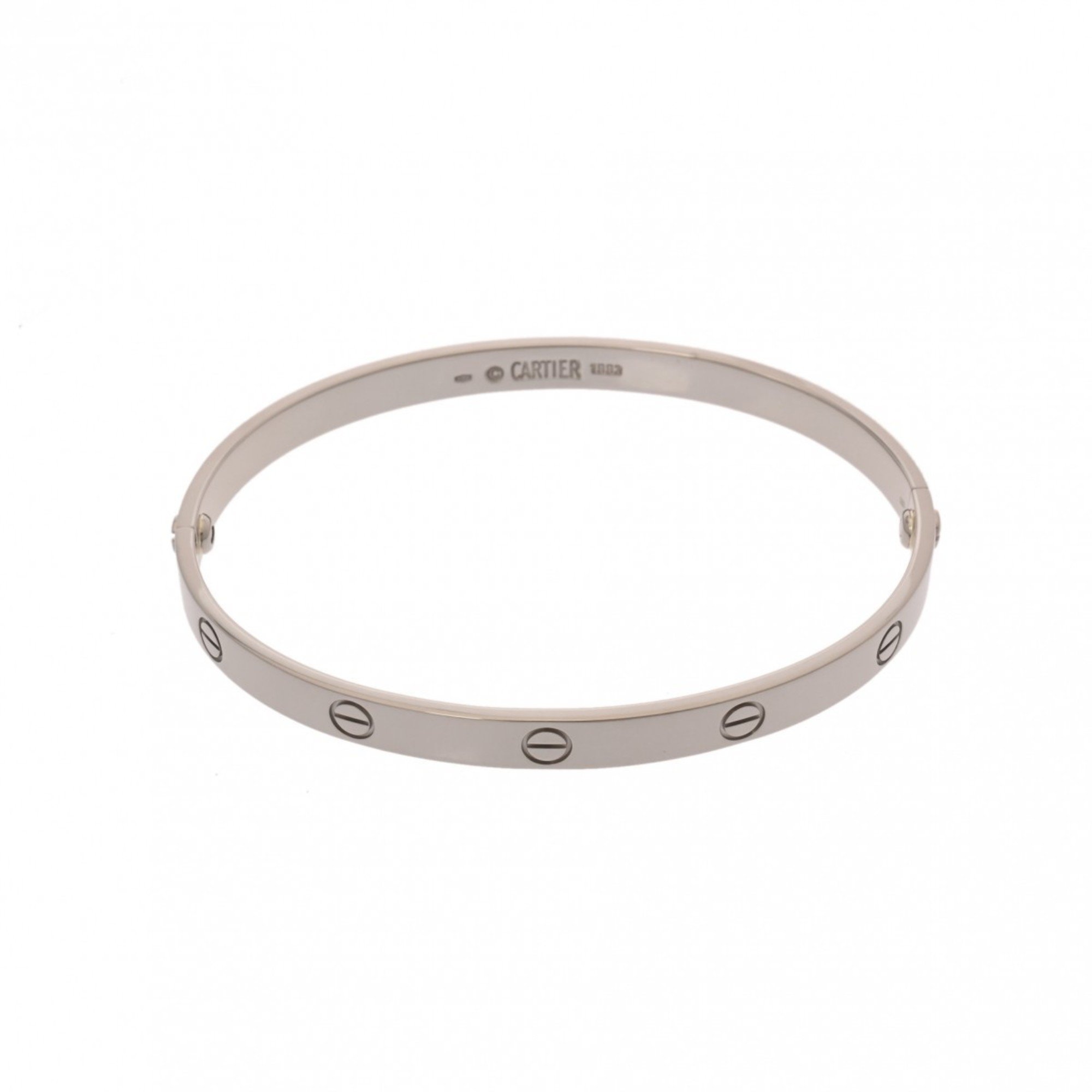 CARTIER Love Bracelet for Women, White Gold