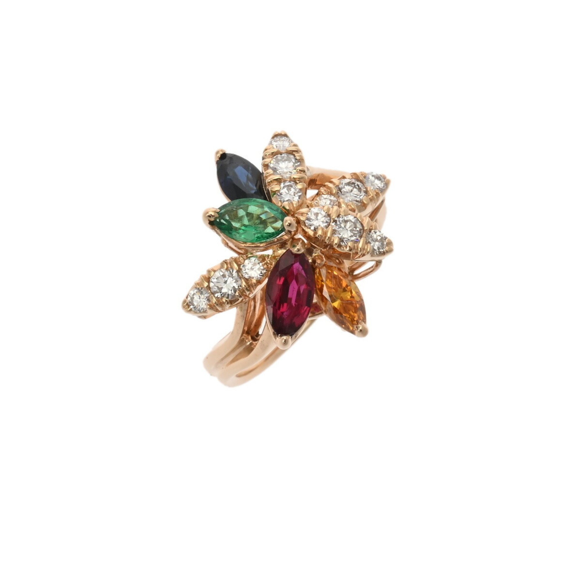 OscarHeyman Color Stone Ring Size 13 Women's 18K