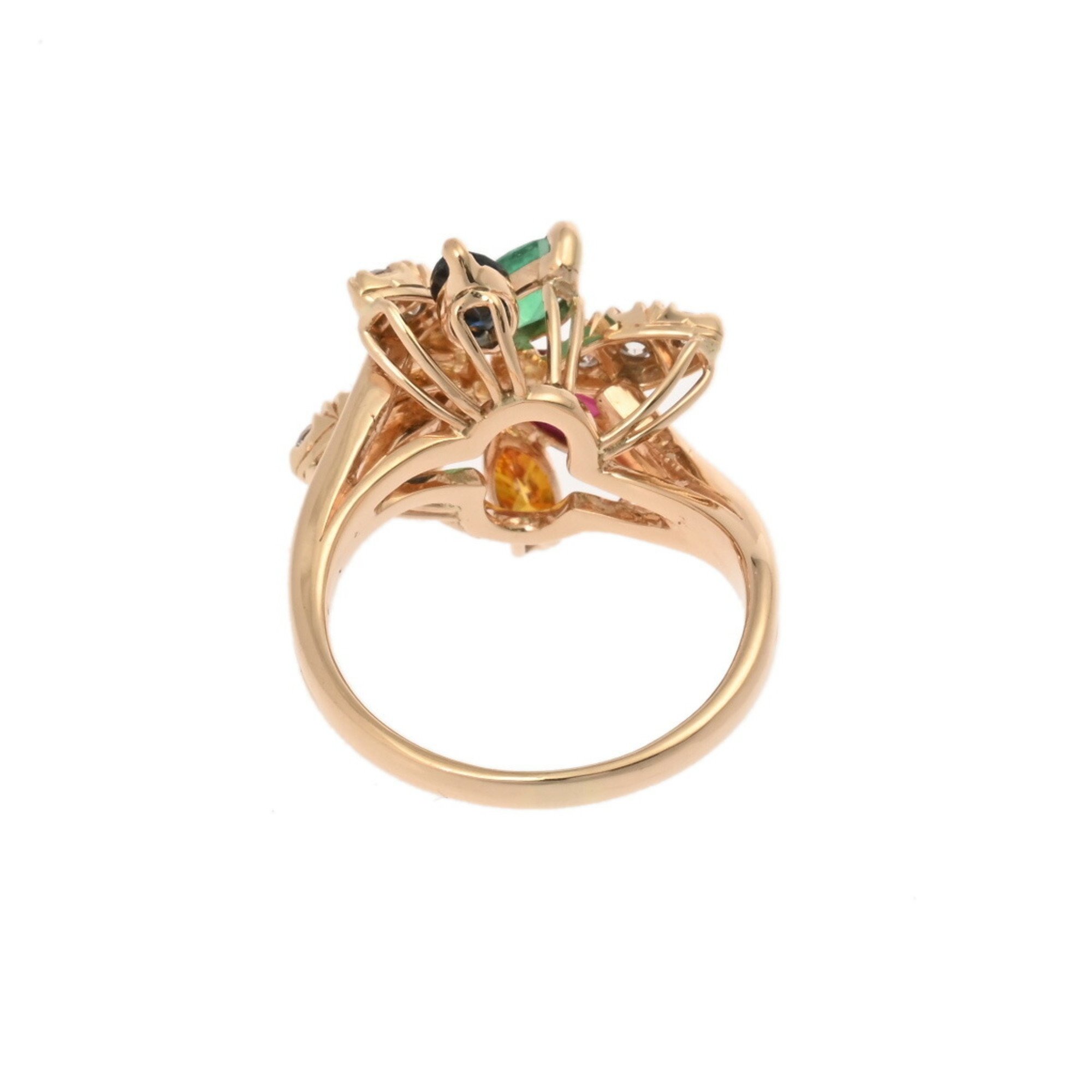 OscarHeyman Color Stone Ring Size 13 Women's 18K