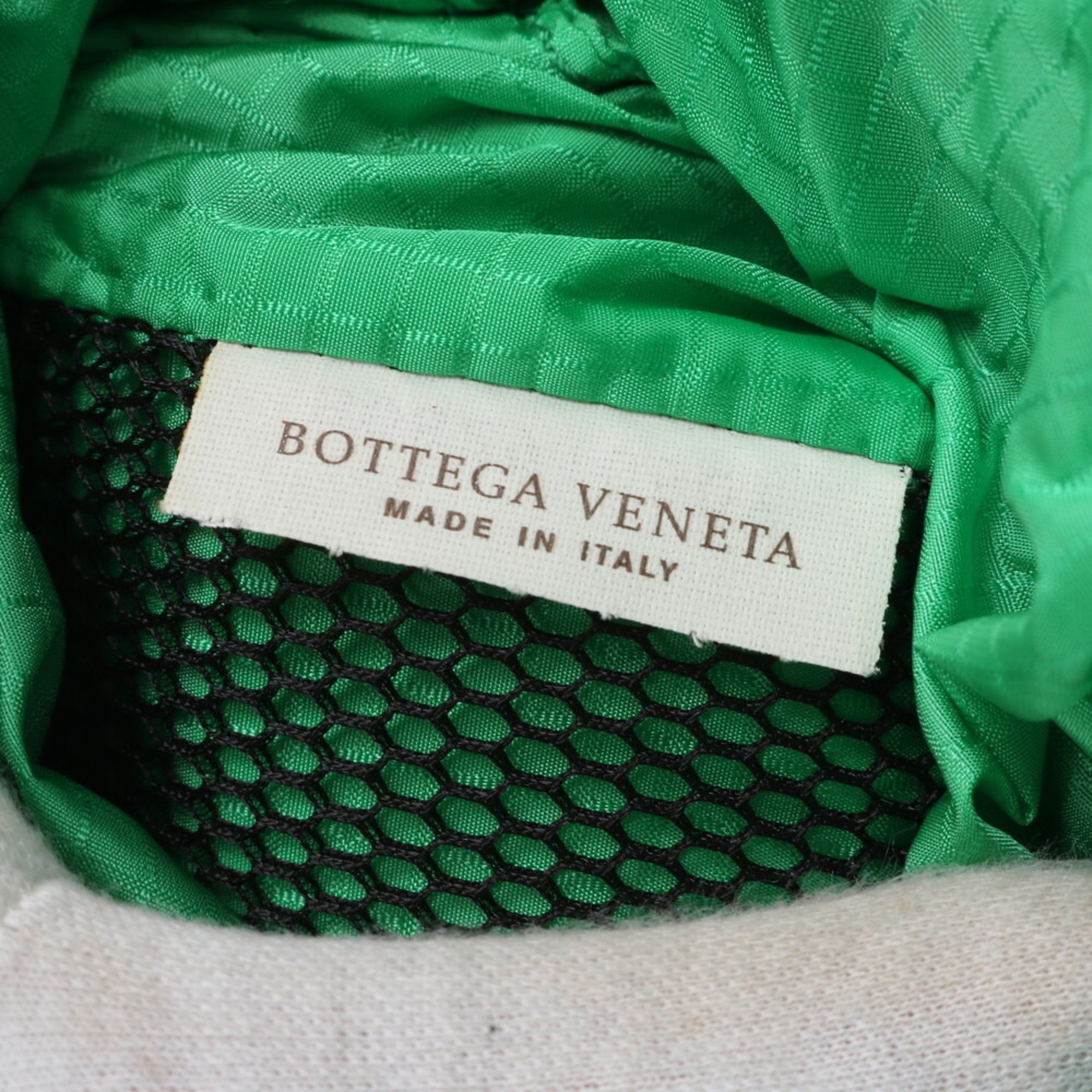 Bottega Veneta Belt Bag Khaki Green Leather Nylon Body Waist Pouch Men's