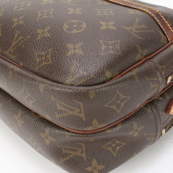 Louis Vuitton Monogram Reporter PM M45254 Leather Shoulder Bag Hand Tote Brown Women's