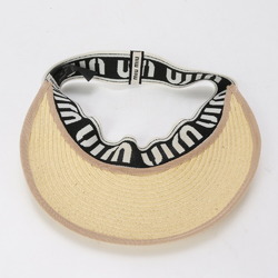 Miu Miu Miu S size straw 5HV007 sun visor