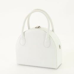 Fendi White Leather Handbag Tote