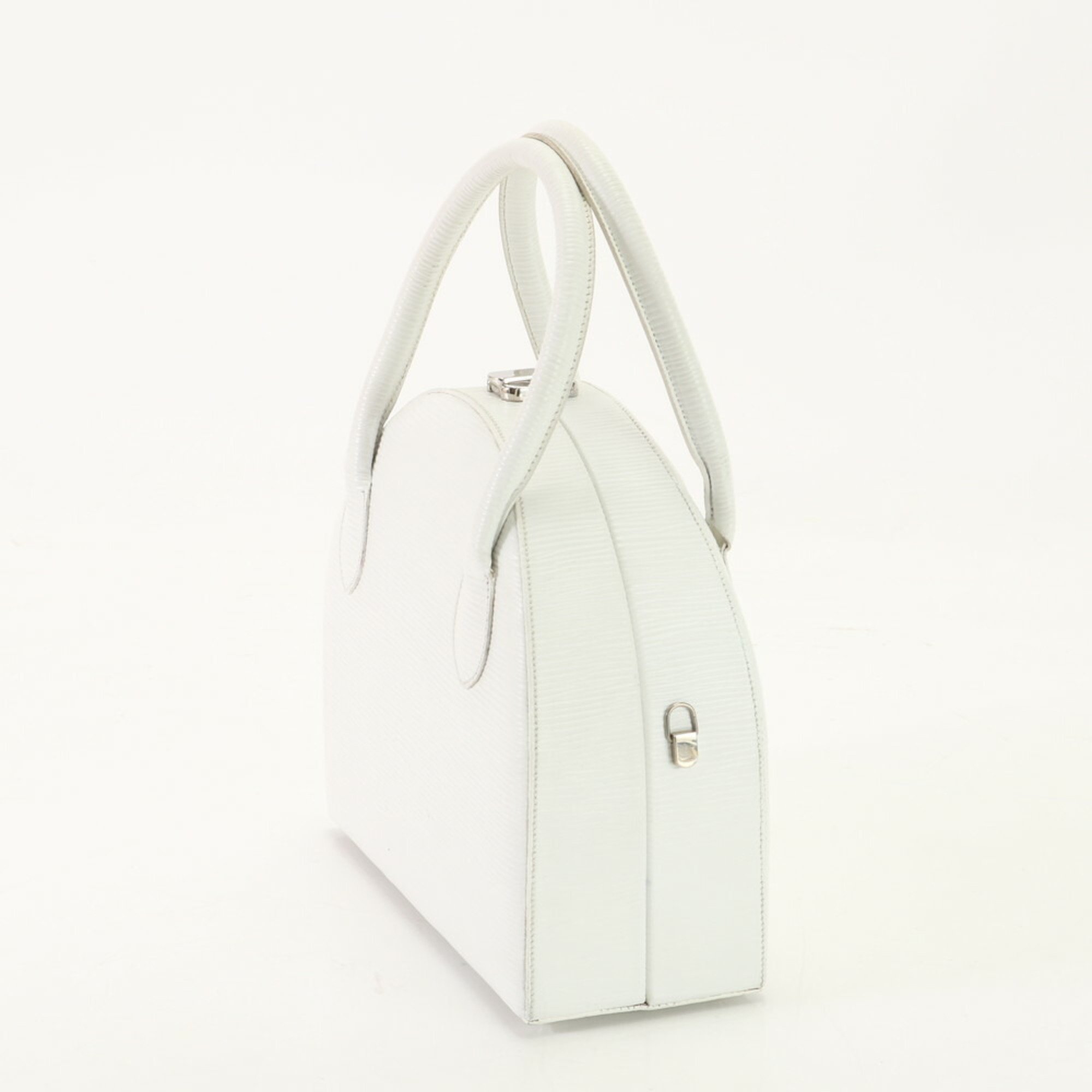 Fendi White Leather Handbag Tote