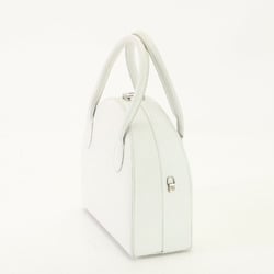 Fendi White Leather Handbag Tote