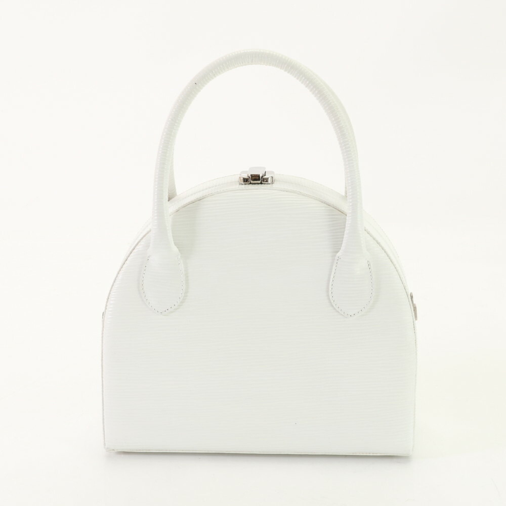 Fendi White Leather Handbag Tote